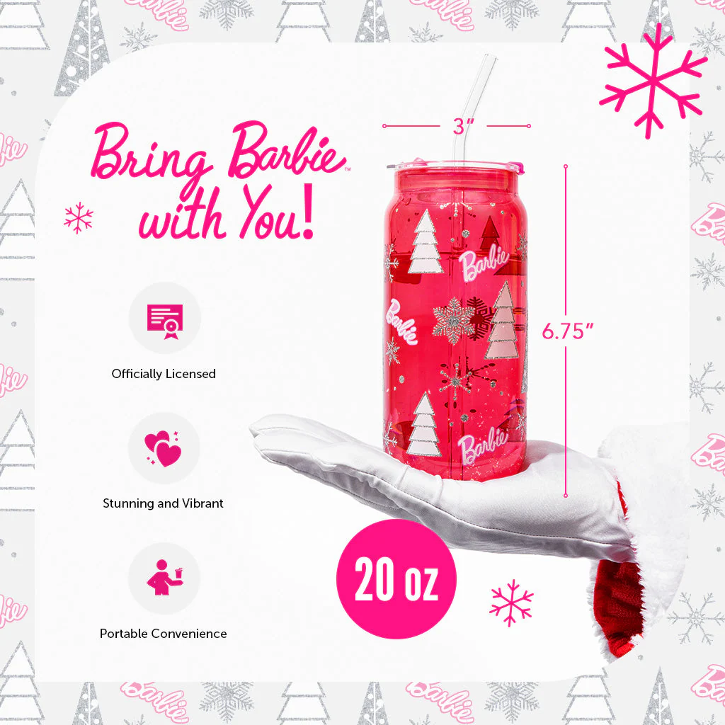 Barbie⢠Christmas Drinking Glasses - 20 Oz - Image 2