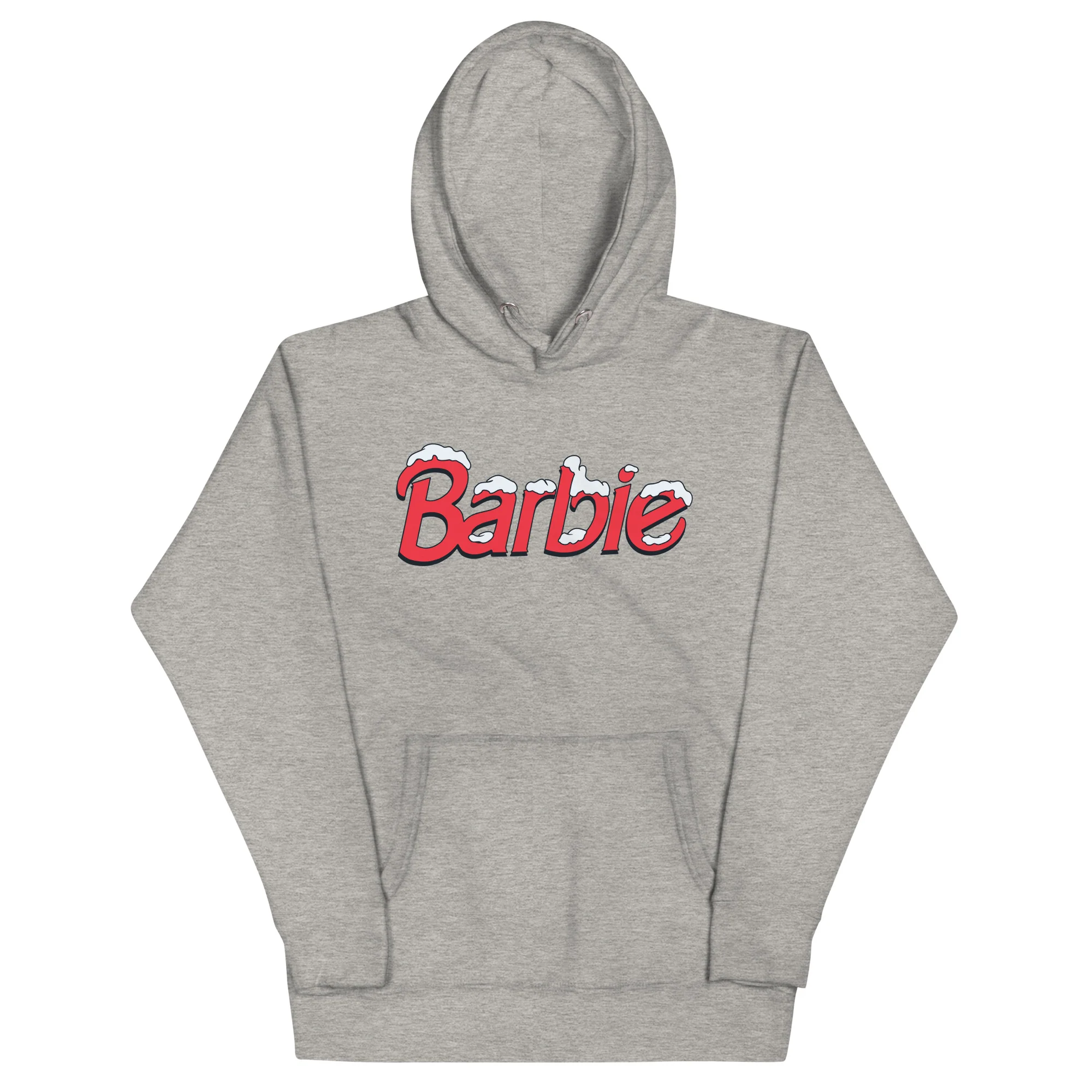 Barbie Snow Logo Gray Hoodie
