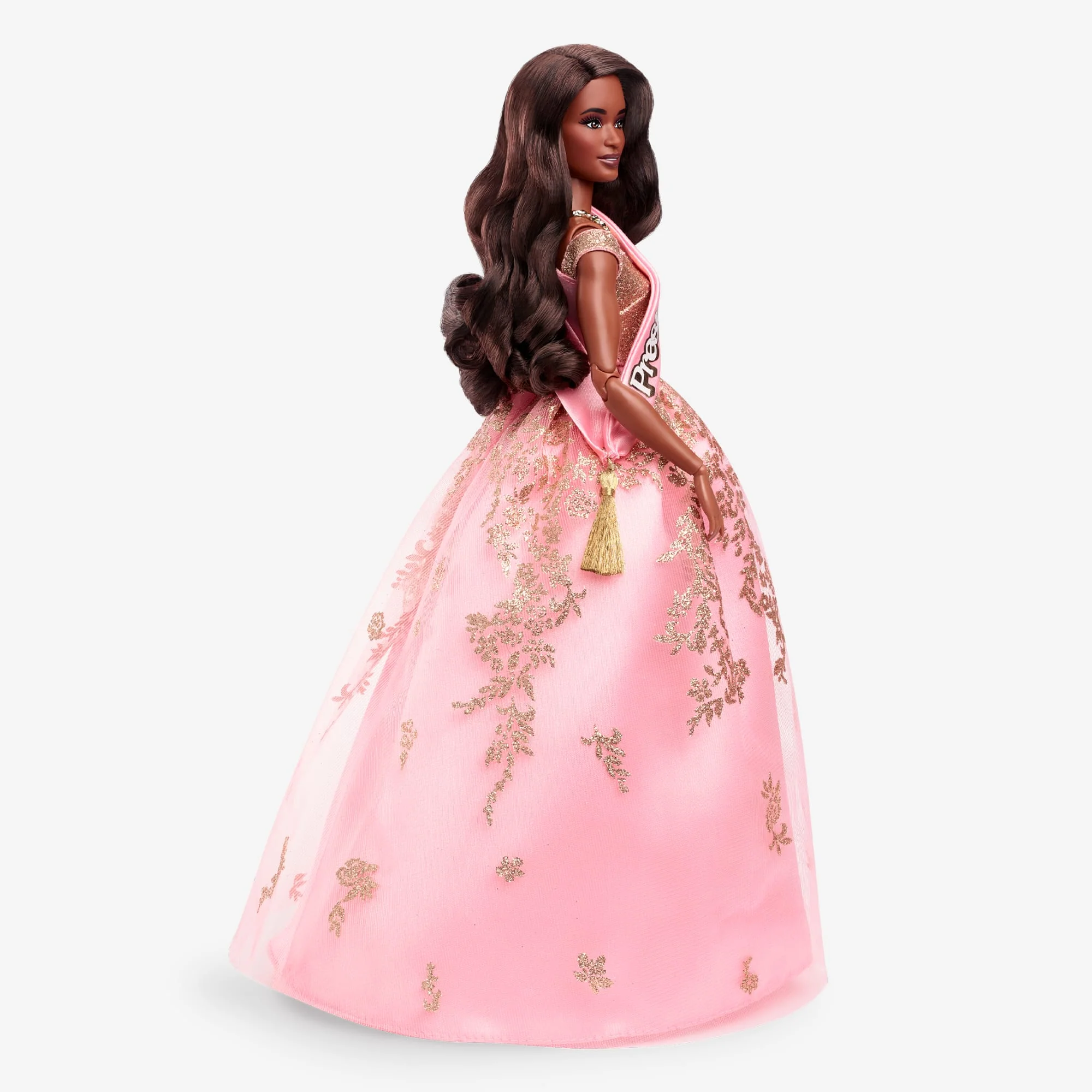 President Barbie in Pink and Gold Dress ā Barbie The Movie - Image 5