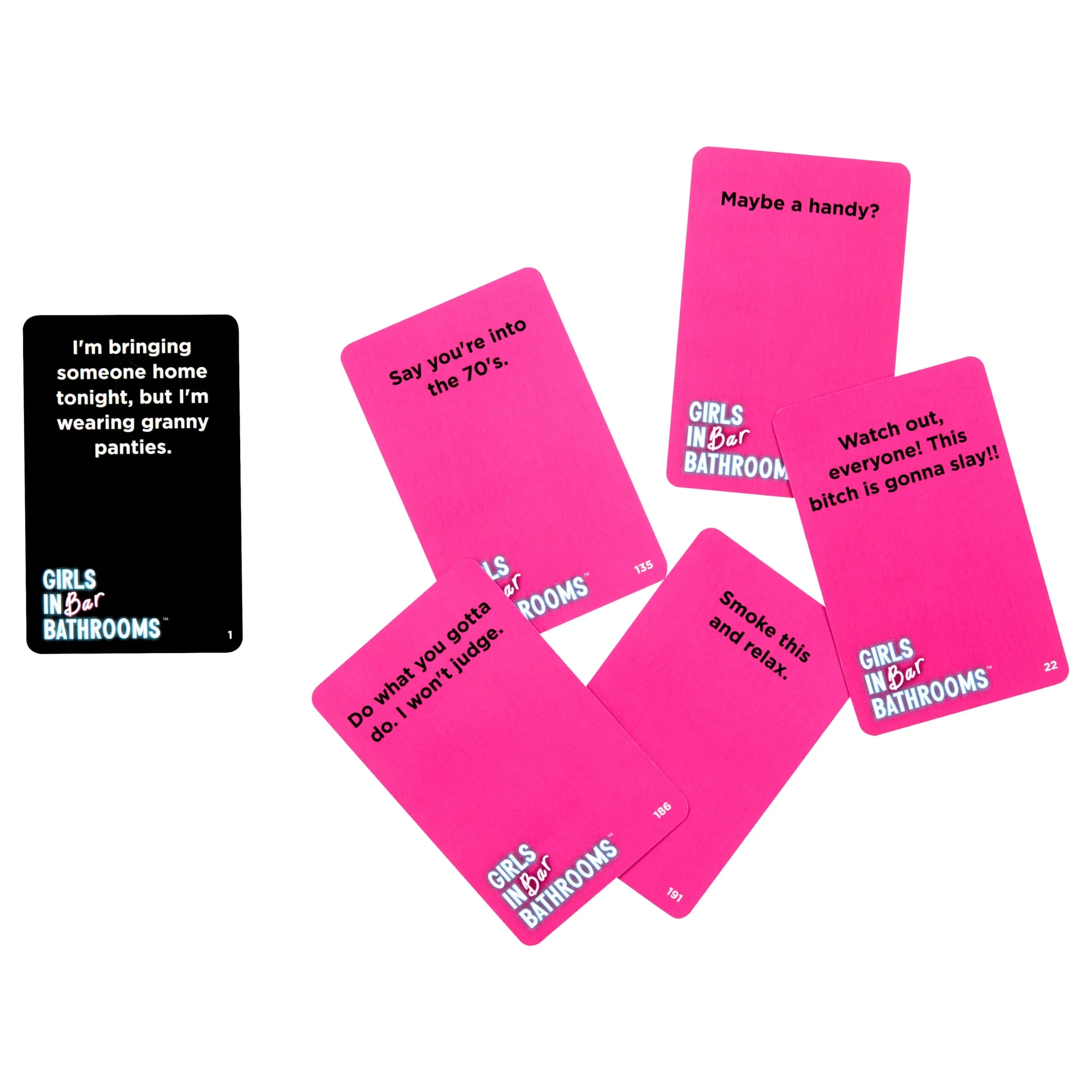 Girls in Bar Bathrooms Adult Party Game - Image 2
