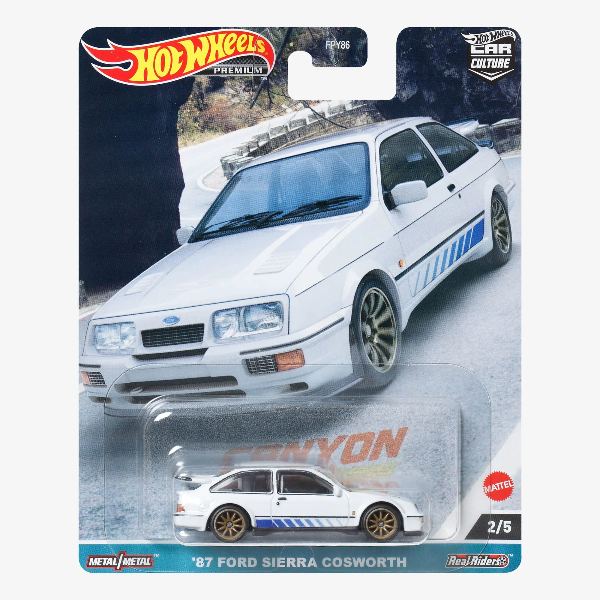Hot Wheels Premium Car Culture Canyon Warriors ā Ford Sierra RS Cosworth