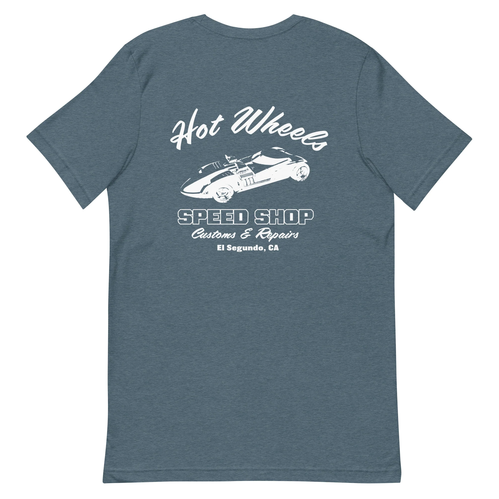 Hot Wheels Speed Shop Embroidered Blue T-Shirt - Image 14