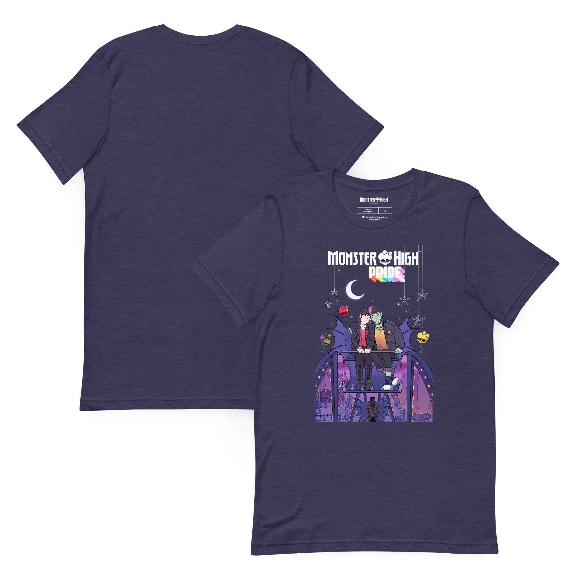 Monster High Pride Kieran & Spelldon Navy T-Shirt - Image 2